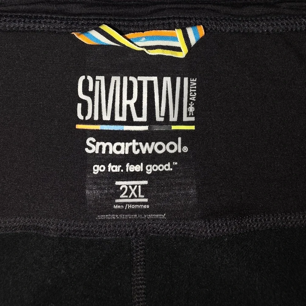 Smartwool‎ Tights Pants Mens XXL Black Merino Sport Fleece Wind Wool Ankle